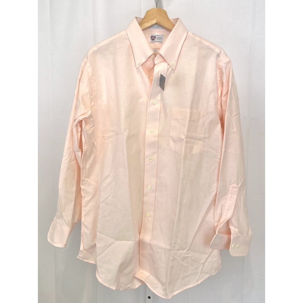 NWT The Coop Harvard Cooperative Society Button Down Shirt Pink Size 16.5 32 33
